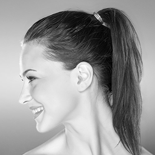 Senner PartyPro tapones transparentes para oídos (SNR 18dB) con soporte de aluminio, para un uso prolongado y repetitivo, con filtro de color transparente