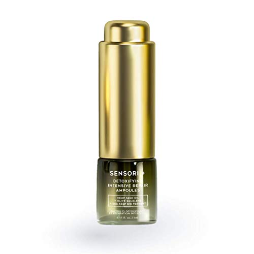 SENSORI+ Ritual de cuidado de la piel desintoxicante y rejuvenecedor — Set de regalo de suero en aceite, aceite limpiador, mousse de ojos, crema de nube, ampollas de reparación intensivas