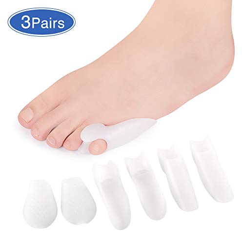 Separador de dedos completo para aliviar el dolor de pies, Gel Correctores de Dedos de Pie Toe Espaciadores protector ejercita tus dedos para tratar y prevenir varios problemas de pies (cubrir)