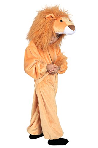 Seruna F57 Tamaño 4-5 Años Traje León Para Bebés y Niños Pequeños, Cómodo de Llevar en la Ropa Normal