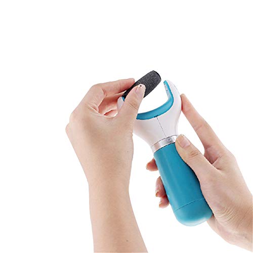 [Set de 14] Rodillos Lijadores Extrarugosos para Recambiode Scholl Velvet Smooth Diamond Crystals Lima Electrónica Velvet Smooth,Negro y Azul