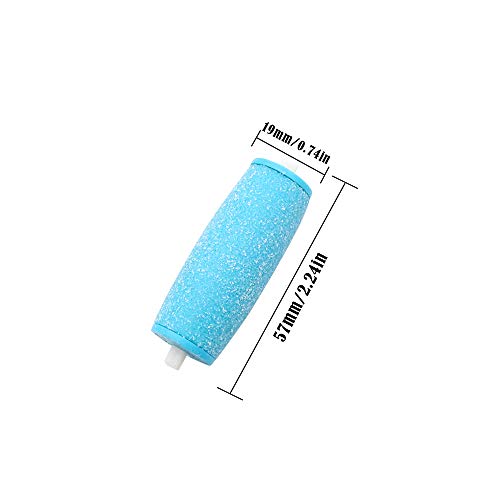 [Set de 14] Rodillos Lijadores Extrarugosos para Recambiode Scholl Velvet Smooth Diamond Crystals Lima Electrónica Velvet Smooth,Negro y Azul