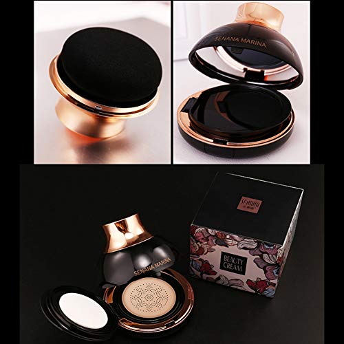 Setas Cojín de aire Crema BB Base de maquillaje Crema base Corrector hidratante Crema BB Base sin defectos Cosméticos Recubrimientos Manchas Incluso tono de piel Color natural/Blanco marfil