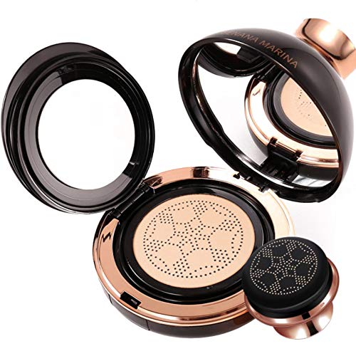 Setas Cojín de aire Crema BB Base de maquillaje Crema base Corrector hidratante Crema BB Base sin defectos Cosméticos Recubrimientos Manchas Incluso tono de piel Color natural/Blanco marfil