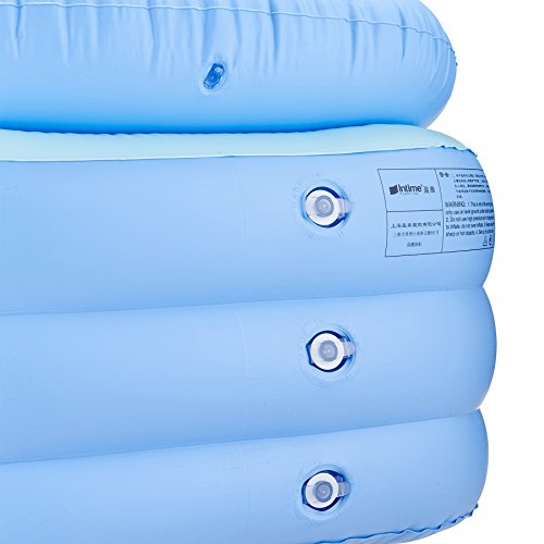 Sfeomi Bañera Hinchable Portátil 160cm Bañera Portátil de PVC para Adultos Bañera Portátil de PVC para SPA Baño en Casa o Jardín