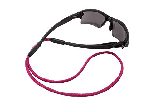 SFY - PACK 2 - Cordones Fluorescentes Reflectantes Gafas de Sol, Ideal para hacer Deportes. Cadenas Correas de gafas. Moderno y Práctico. Ideal Oscuridad. (Rosa)