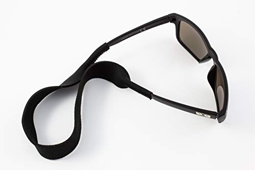 SFY [Pack 3 Cordones NEOPRENOS para gafas (Negro)