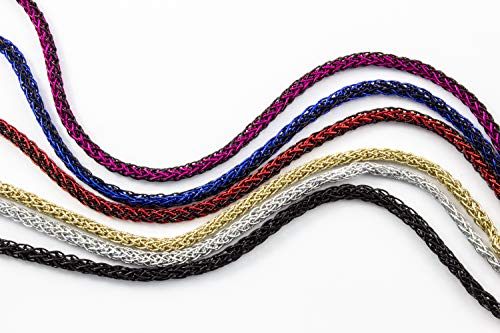 SFY Pack de 2 cadenas para gafas - (negro + dorado)