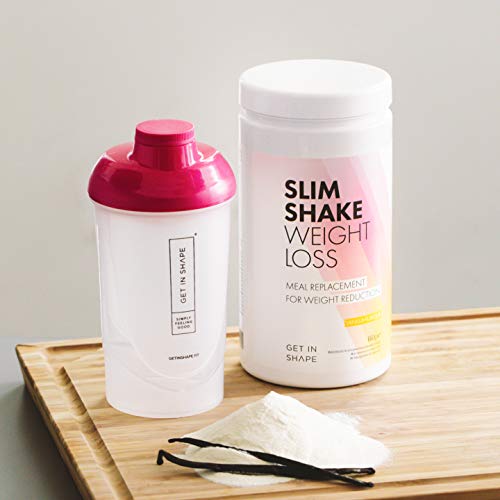 Shaker Bottle para Slim Shake o Mezclador de proteínas con colador - 600 ml – Shaker Bottle de Get in Shape