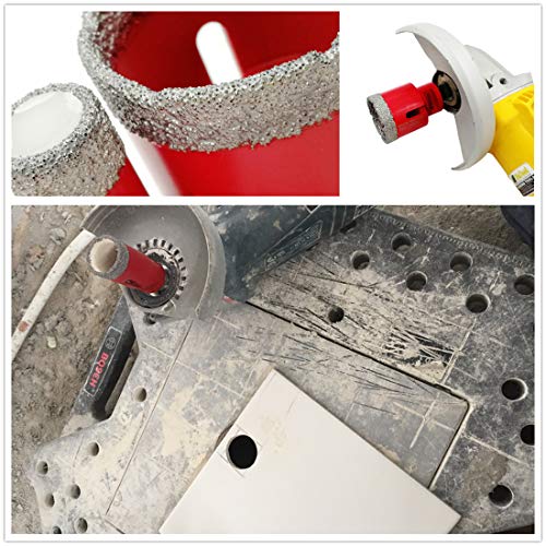 SHDIATOOL Broca de Diamante 35MM Vacío Soldadura para Perforación en Seco Porcelana Azulejo Granito Mármol M14