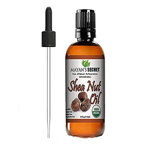 Shea Nut Oil USDA Certified Organic Natual Undiluted Cold Pressed for Skin Hair Lips and Nails