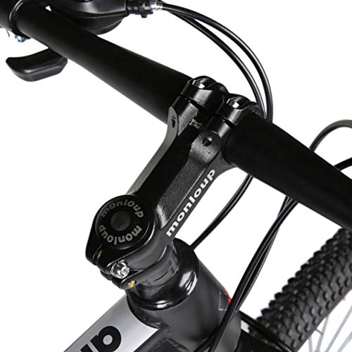 Shenykan Bicicleta de montaña Plegable de 26 Pulgadas Bicicleta Plegable de 7 velocidades Negro MTB Sport