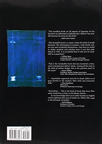 Shibori: The Inventive Art of Japanese Shaped Resist Dyeing