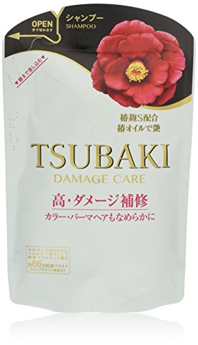 Shiseido Tsubaki daños Care Champú Refill 345Ml
