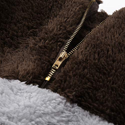 SHOBDW Liquidación Venta Mujer Sudadera con Capucha 2019 Suelta Tallas Grandes Jersey De Mujer Jersey Otoño Invierno Manga Larga Remata Abrigo Cálido (XL, Q-Marrón)