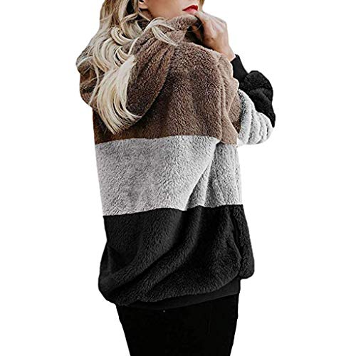 SHOBDW Liquidación Venta Mujer Sudadera con Capucha 2019 Suelta Tallas Grandes Jersey De Mujer Jersey Otoño Invierno Manga Larga Remata Abrigo Cálido (XL, Q-Marrón)