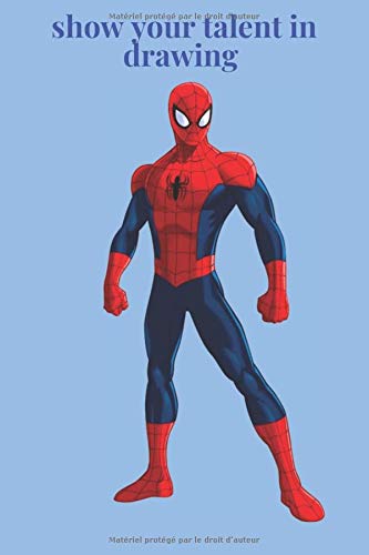 show your talent in drawing: sketchbook for boys, gifts amazing, 110 blank page, 6x9 inches, matte finish cover