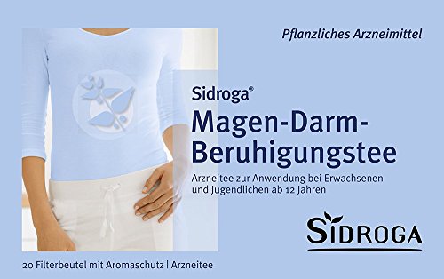 sidroga de estómago de beruhigungs filtro de té Bolsas, 20 unidades