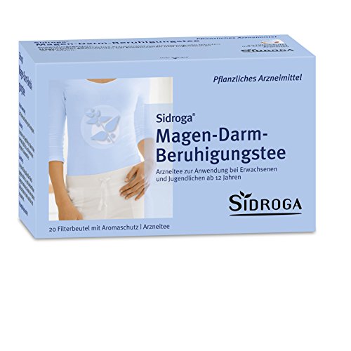 sidroga de estómago de beruhigungs filtro de té Bolsas, 20 unidades