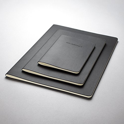 SIGEL CO861 Cuaderno de notas, 18.7 x 27 cm, a líneas, Softcover, schwarz, Conceptum