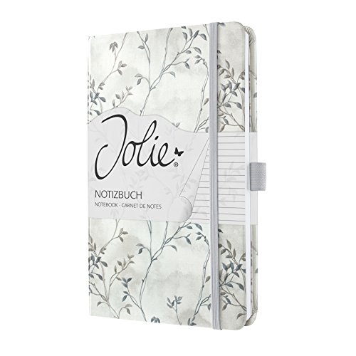 Sigel JN301 - Libreta Jolie rayada con tapa dura, A5, diseño tipo acuarela, motivo "Blue Romance"