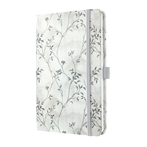 Sigel JN301 - Libreta Jolie rayada con tapa dura, A5, diseño tipo acuarela, motivo "Blue Romance"