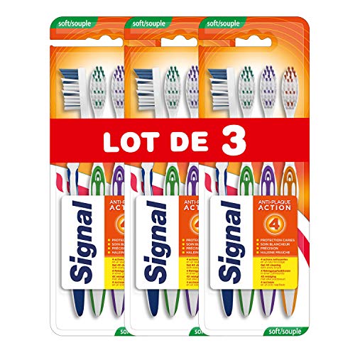 Signal 8540611 4 Saisons - Cepillo de dientes manual - 3 x 4 unidades