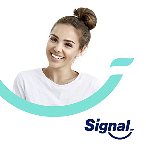 Signal White Now Brosse à Dents Manuelle Medium, Poils Carbon et Lamelle Blancheur (Lot de 12)