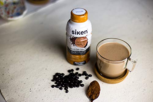 Siken Sustitutivo"Ready to Go" - Batido sabor café-Cappuccino, Listo para tomar, Botella 325 ml