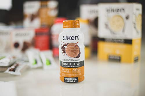 Siken Sustitutivo"Ready to Go" - Batido sabor café-Cappuccino, Listo para tomar, Botella 325 ml