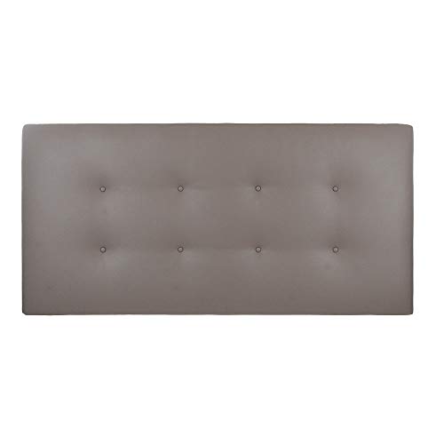 Silcar Home | Cabecero Cama tapizado en Polipiel Modelo Carlo | Medidas 105cm, 115cm, 145cm o 160cm, Acolchado, Transporte Incluido, Anclajes Incluidos. (Blanco, 160)