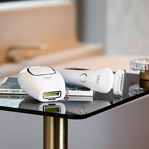 SILK'N Infinity Smooth Depilación permanente para pieles claras y oscuras, 400,000 pulsos de luz, LadyShave Wet & Dry incluido