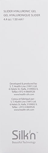 SILK'N Slider Gel a base de agua para dispositivos de tratamiento antiarrugas, Función hidratante, Con ácido hialurónico