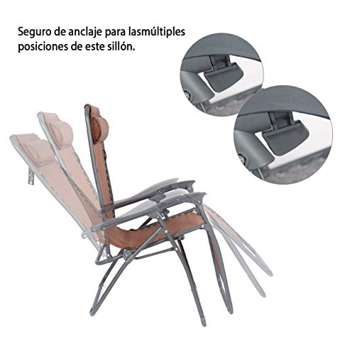 SILLÓN CREVILLENTE Relax -Playa Y JARDÍN- TEXTILINE Cobre (2007)