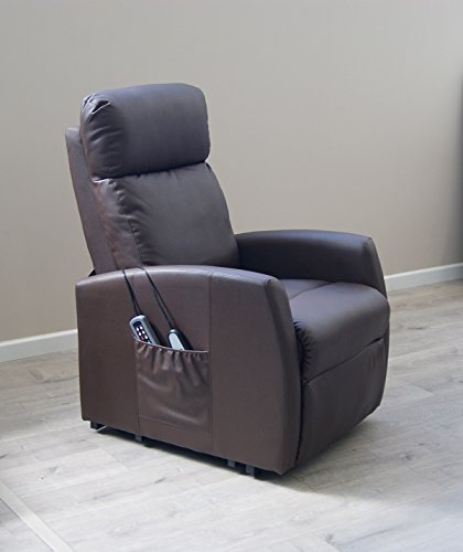 Sillón Masaje y Calor Lumbar Levantapersonas Compact (Negro)
