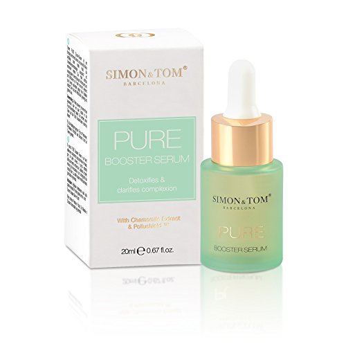 Simon & Tom - Sérum Facial Purifica y Oxigena la piel, Efecto DETOX 20ml (PURE Booster)