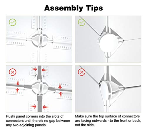 SIMPDIY Zapatero Cubos,1x10 Cubos Almacenamiento zapateros Modular, Unidad Gran Capacidad organizadores Zapatos con Door, Shoes Cubo Almacenamiento Botas en la Entrada la Sala Estar (47x37x180cm)