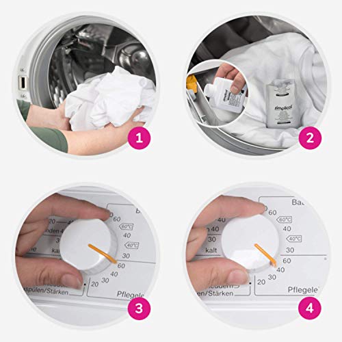 Simplicol Expert + fijador del Color Paquete de Kombi Fabric Dye: Tinte de Coloración para Textiles: Lavado a Mano o Lavadora - Rojo chereza