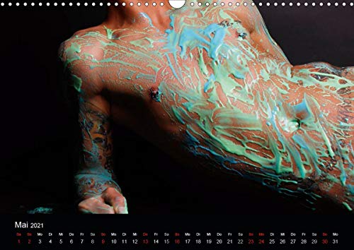 Sinnerlicher Körper (Wandkalender 2021 DIN A3 quer): Der Männliche Körper in prachtvollen Teilausschnitten. (Monatskalender, 14 Seiten )