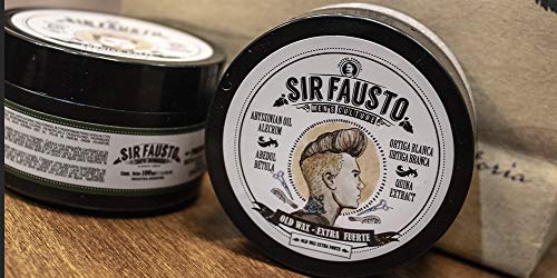 Sir Fausto Old Wax Extra Fuerte Cera de Peinado Fijación Extra Fuerte. 100 ml.