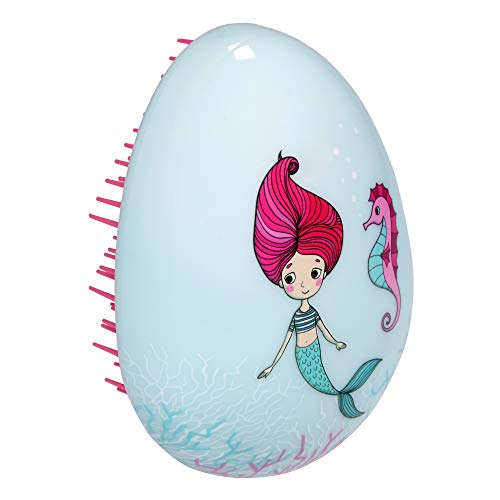 Sirena de cepillos profesionales Detangling Miracle Kids para desenredar y para cabello flexible y brillante de PARSA