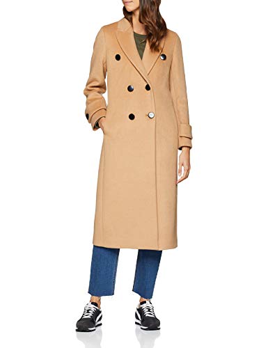Sisley Coat, Abrigo para Mujer, (Beige 7u6), 42