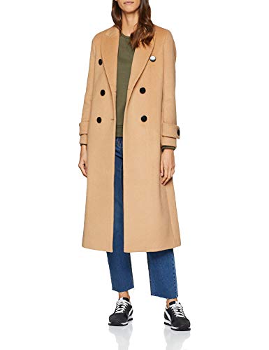 Sisley Coat, Abrigo para Mujer, (Beige 7u6), 42