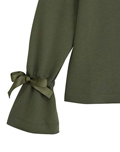 Sisley Sweater L/S Jersey, Verde (Beetle-Military 12G), Large para Mujer