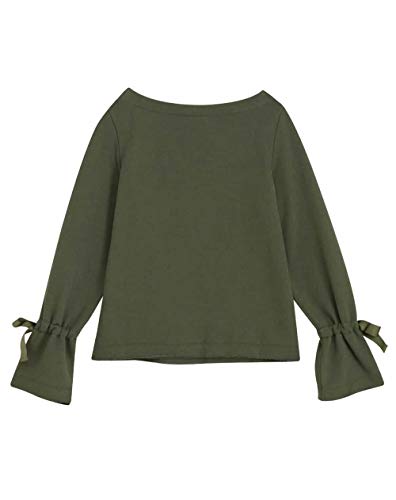 Sisley Sweater L/S Jersey, Verde (Beetle-Military 12G), Large para Mujer