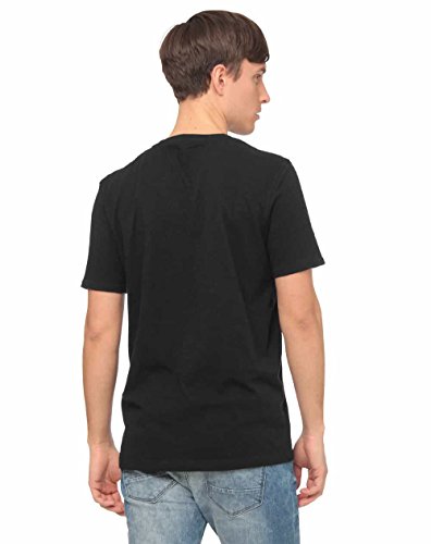 Sisley T-shirt, Camiseta Hombre, Negro (Black 100), Large
