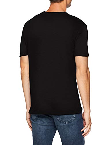 Sisley T-Shirt Camiseta, Negro (Black 902), XL para Hombre