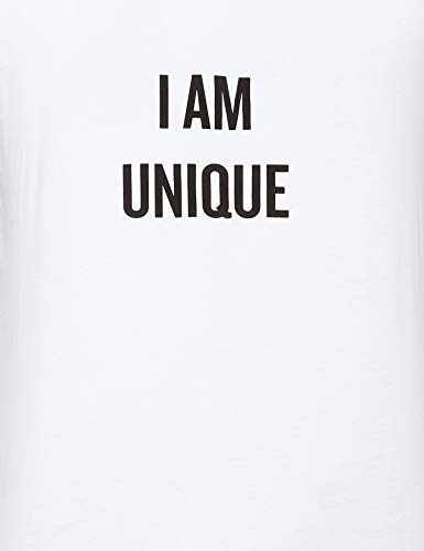 Sisley T-Shirt Camiseta, Weiß (White 907), L para Hombre