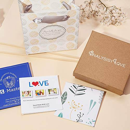 Sister Gifts of Sister - Collar de plata de ley 925 con 2 círculos para hermanas, joyería de cumpleaños y regalos de firendship