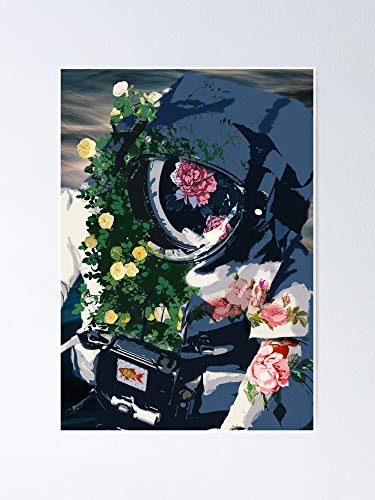 Situen Flower Tattoo - Póster con texto "No Frames Wall for House Decoration"